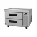 Hoshizaki America Refrigerator, Single Section Chef Base Prep Table, Stainless Drawers,  CR36A
